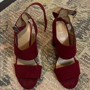 Merona Maroon Sandals